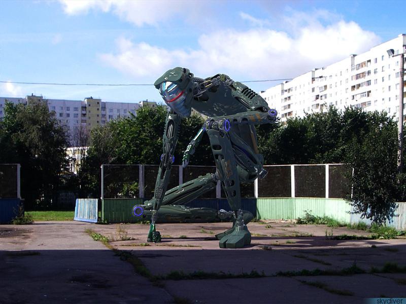 боевой дроид нанёс визит жителям улицы корнейчука